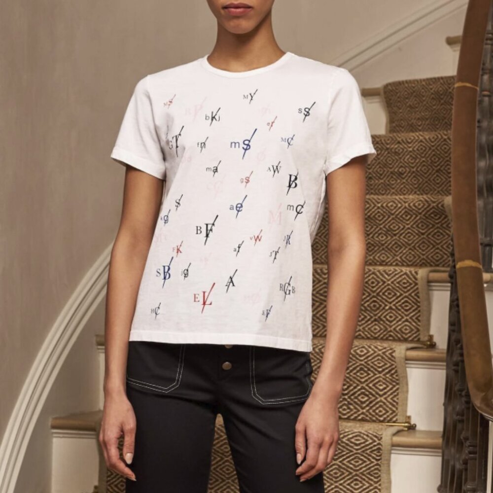 La Ligne Heroines Graphic Tee Size XS Extra Small NWT